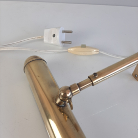 Vintage messing schilderijlamp | Wandlamp | Accentverlichting messing