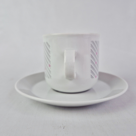 Vintage Eversberg West-Duitsland Kop en Schotel | Jaren 80 | Set van 2