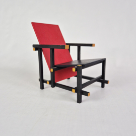 Rietveld Rood Blauwe Stoel Miniatuur