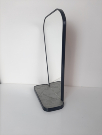 Vintage spiegel met planchet , jaren 60