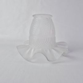 Jaren 50 lampenkap glas in Art Nouveau stijl