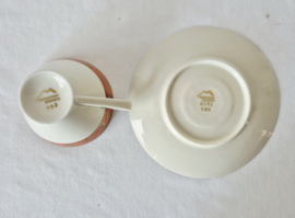 Set van 2 vintage Bavaria Mitterteich kop met schotels