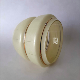 Art Deco glazen lampenkap