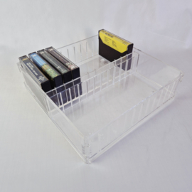 Vintage acryl casettebandjes box