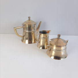 Art Deco theestel | Theeset Kallmeyer & Harjes | Art Deco jaren 30 patroon