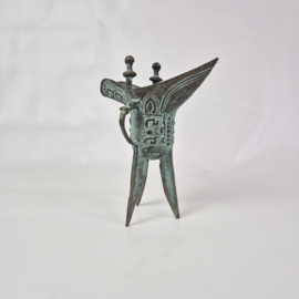 Antieke Chinese Jue uit de Shang- en Zhou dynastieën | Bronzen Jue voor rituelen