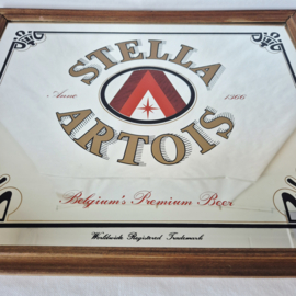Vintage Stella Artois spiegel | Pub/Bar decor | Vintage bier reclame