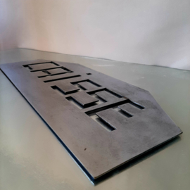 Art Deco bord Caisse | Origineel Art Deco uithangbord | French Art Deco sign