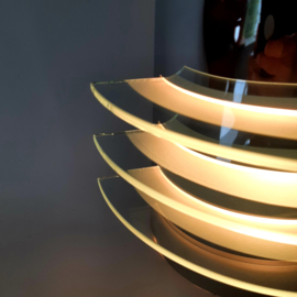 Wandlamp Ikea Drittel | Vintage Ikea | Chroom met glazen wandlamp