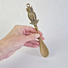 Messing Schoenlepel Uil