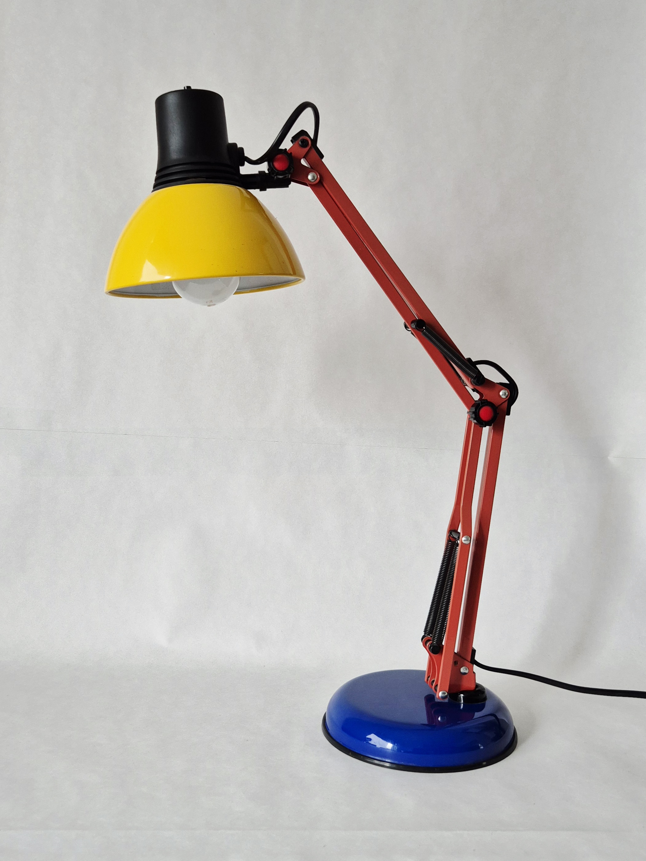 Memphis design bureaulamp | Vintage tafellamp uit de jaren 80
