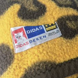 Jaren 70 Didas Deken Geel/Bruin met ijskristallen