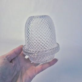 Antieke fairy light | Samuel Clarke's Fairy Pyramid | Diamond point geperst glas EAPG