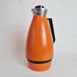 Vintage thermoskan | Jaren 70 oranje theekan