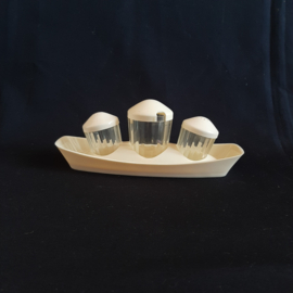 Vintage peper en zout stel van Emsa, Germany, 70s tafelset