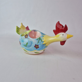 l. Dake en Zn. Eiercabaret in de vorm van een haan