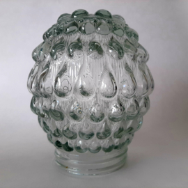 Jaren 60 Lampenkap Schroefbol Bubbelglas