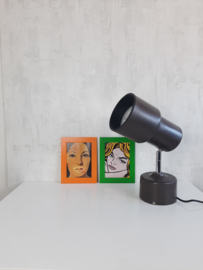 Wandlamp Philips, pop art stijl, grote jaren 70 spot, HPLRN