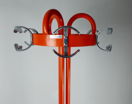 Vintage jaren 70 Brabantia kapstok | Oranje staande kapstok