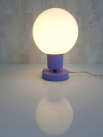 Space age jaren 70 paarse tafellamp - Vintage tafellamp met bol lila