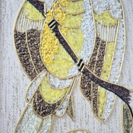 Gravel art | Kunstwerk Kaketoe | Pebble art
