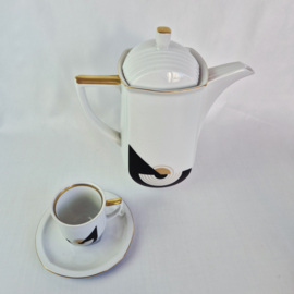 Studio Carlsbad Tsjecho-Slowakije koffieset | Boheme porselein 'Lisette'