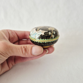 Cloisonné pillendoosje | Cloisonné doosje met Chinees design