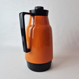 Vintage thermoskan oranje