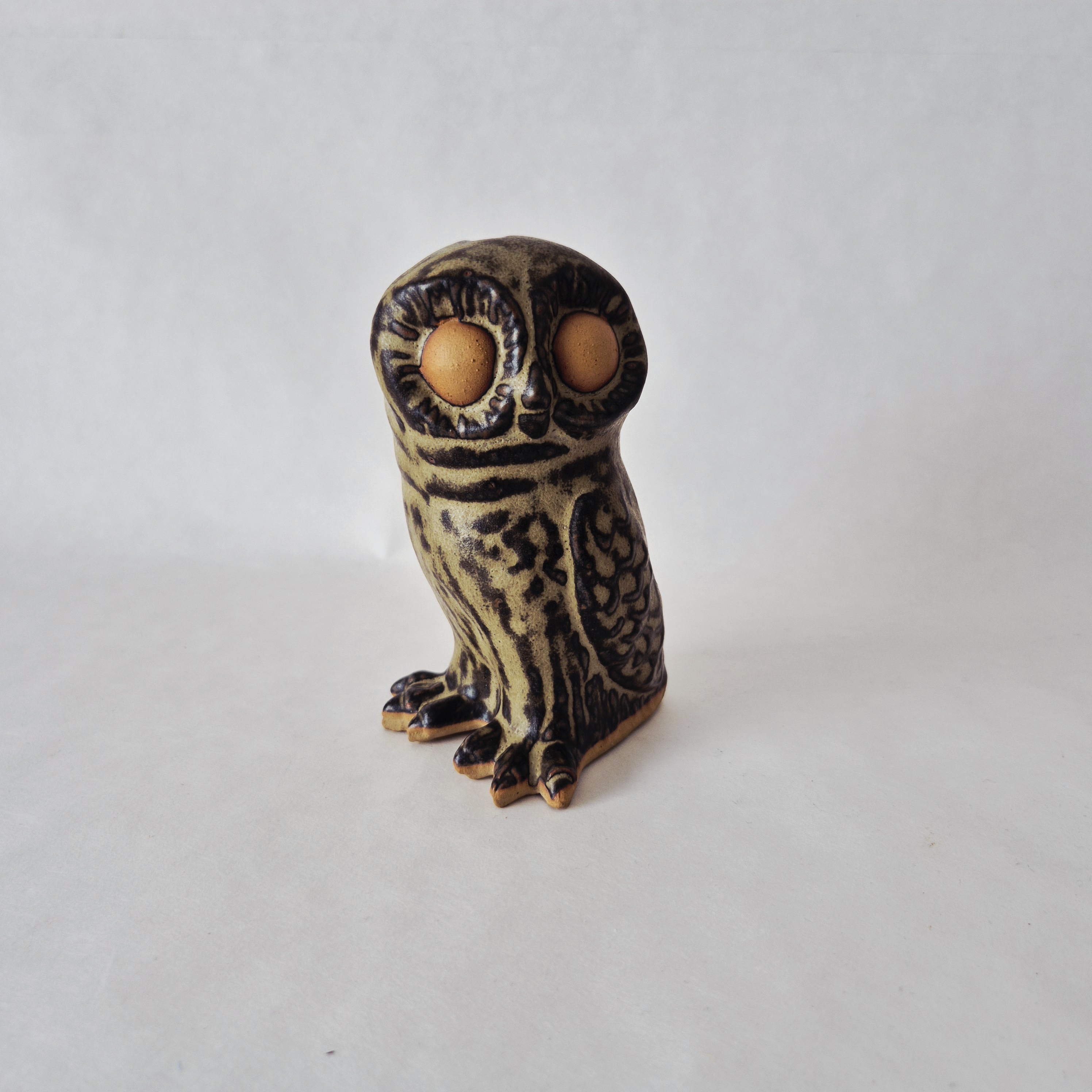 Tremar UK keramische spaarpot uil | Vintage spaarpot | Dieren spaarpot | Tremar studio pottery
