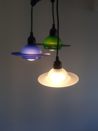 Vintage hanglampen Massive, space age, diverse kleuren