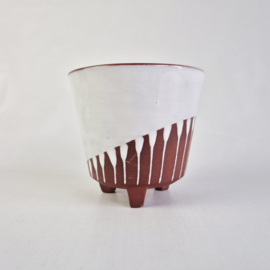 Jaren 60 Bloempot op Pootjes