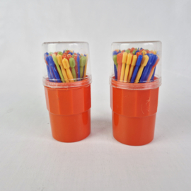 Vintage Teco cocktail prikkers