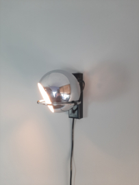 Gepo wandlamp chroom, eyeball lamp
