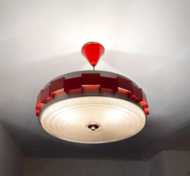 Vintage jaren 70 hanglamp, grote design hanglamp