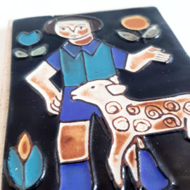 Keramische tegels Henk Potters| Jaren 70 | Kunsttegels