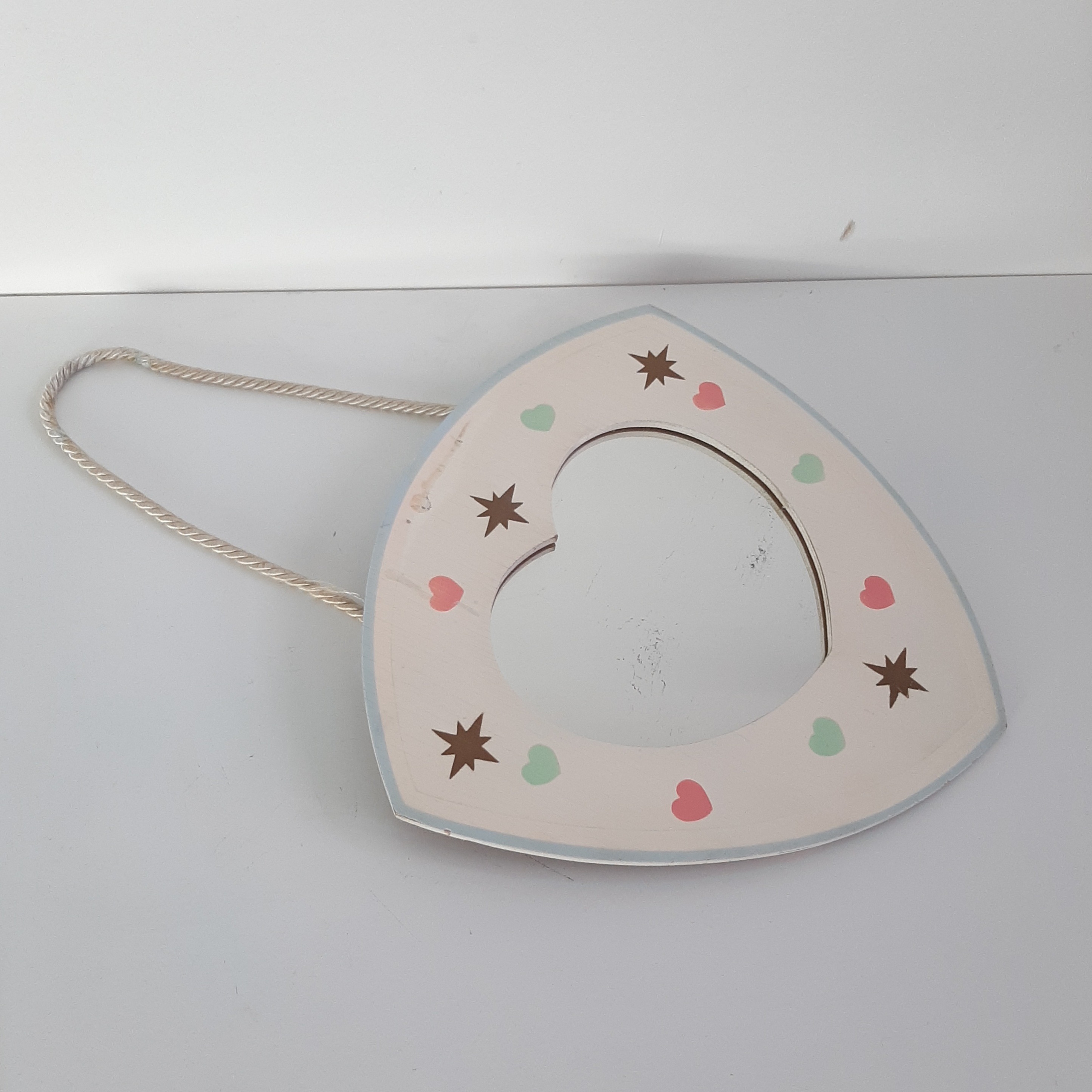 MCM spiegel | Midcentury modern wandspiegel hout | Vintage spiegel voor meisjes