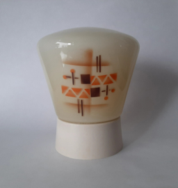 Jaren 50 plafondlamp | Schroefbol plafonniere | Kleurrijke plafondlamp
