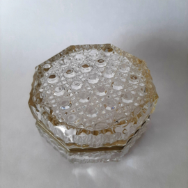 Kristallen sieradendoos | Juwelendoos Baccarat stijl | Franse loodkristallen doos