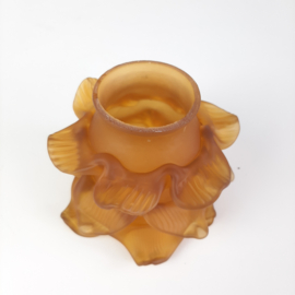 Tulip Amber kleurige glazen lampenkap