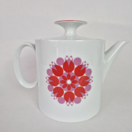 Thomas Rosenthal Germany theepot en suikerpot | Pinwheel theeservies
