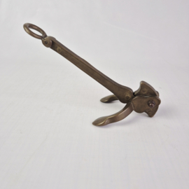 Vintage Miniatuur Messing Anker
