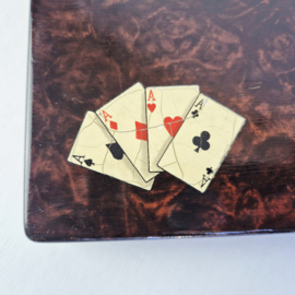 Vintage luxe speelsetkoffer