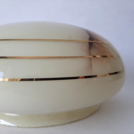 Gemarmerd lampenkap glas | Lampenkap ter vervanging | Stijlvolle lampenkap voor plafondlampap melkglas