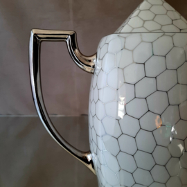Porcelaines Limoges theekan, porseleinen kan, Frans porselein