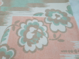 Wollen deken in pastelkleuren, Vintage jaren 60 deken