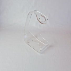 Vintage Plexiglas Wijnfleshouder | Lucite Wijnfleshouder 'ghost'