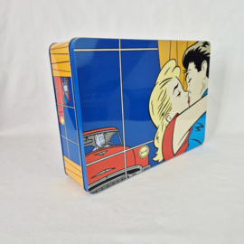Pop art set van Luc Verschuuren | Blik met 2 schorten & 2 asbakken