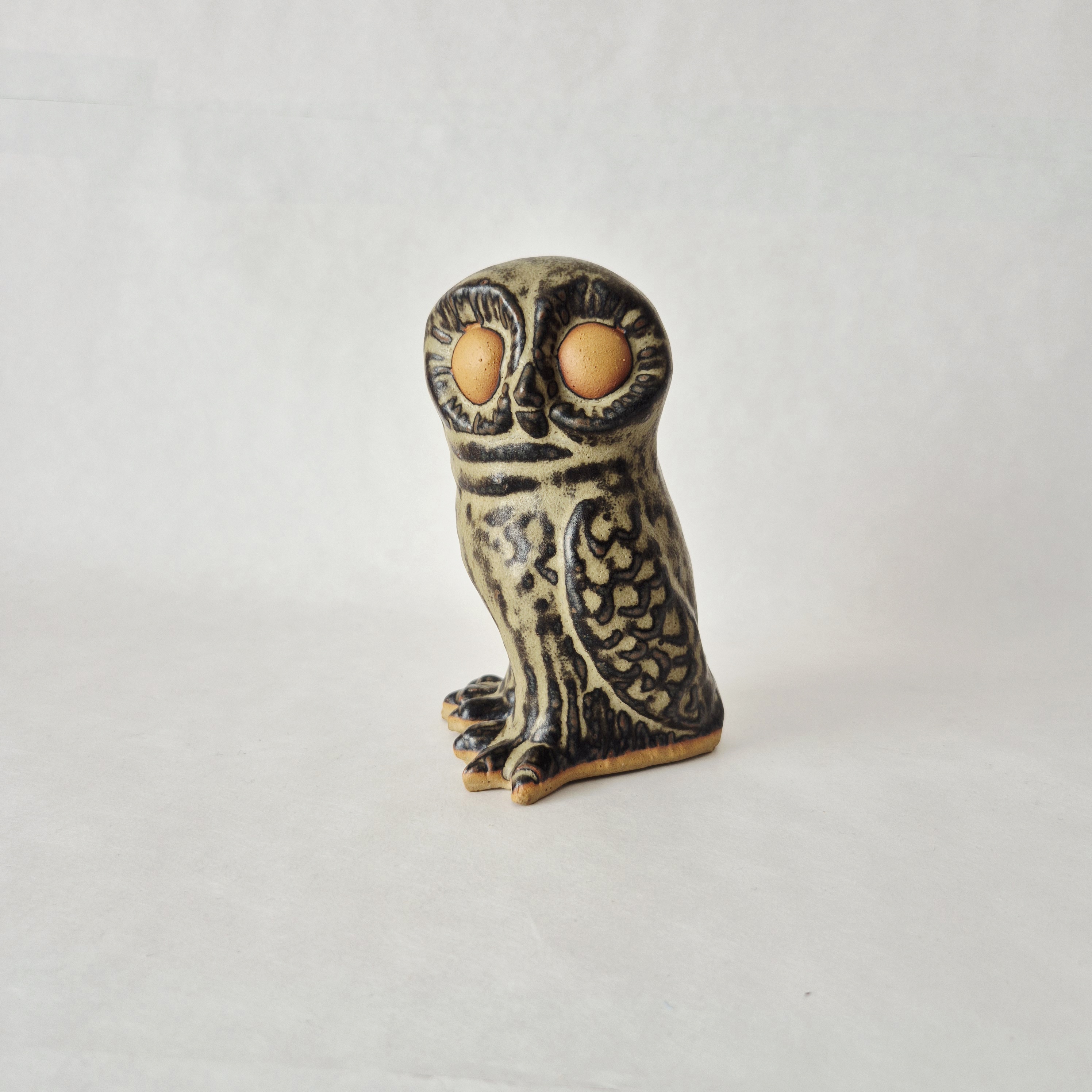 Tremar UK keramische spaarpot uil | Vintage spaarpot | Dieren spaarpot | Tremar studio pottery
