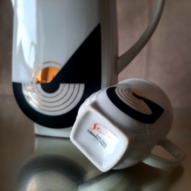 Studio Carlsbad Tsjecho-Slowakije koffieset, MCM, Boheme porselein 'Lisette'