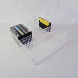 Vintage acryl casettebandjes box